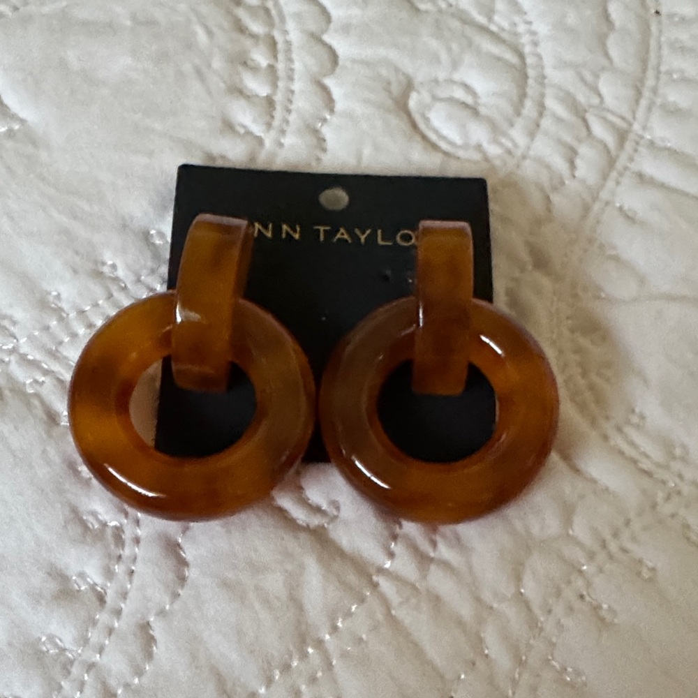 Ann Taylor Amber Circular Earrings